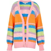 Apricot Cardigan bleu / vert clair / violet clair / orange / rose
