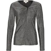 Soaked in luxury Chemisier gris argenté