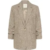 Soaked in luxury Blazer 'Oleia' beige chiné