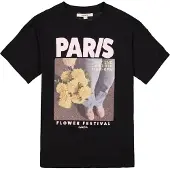 Garcia T-Shirt opal / jaune / noir / blanc