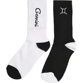 Urban Classics Chaussettes 'Zodiac' noir / blanc