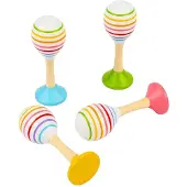 Bigjigs Maraca Junior en bois, 2pcs.