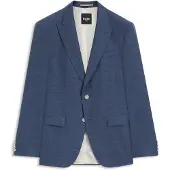 BOSS ONE Veste de costume Slim en mohair, soie et lin