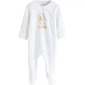 Next Barboteuse / body 'Eid' or / blanc