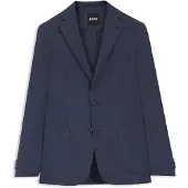 BOSS Veste de costume Slim en AirWool lavable