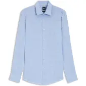 BOSS Chemise Slim en lin italien