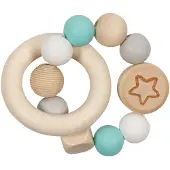 Goki Étoile élastique avec perles en silicone