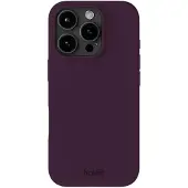 Holdit Coque Silicone pour Apple iPhone 16 Pro - Deep Plum