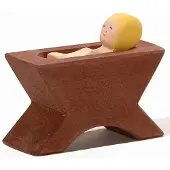 Ostheimer crèche avec enfant 2 pièces