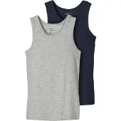 Name it Maillot de corps bleu / gris chiné