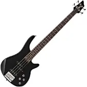Gear4Music Guitare Basse Chicago par Noir