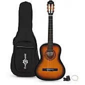 Gear4Music Pack avec Guitare Classique 3/4 Sunburst par