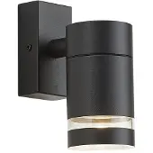 QAZQA Applique murale d'extérieur moderne noire IP44 - Ensam