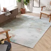 Studio Clarice Tapis abstrait – Candice Mint | 230x330cm | Rectangulaire | Pile courte
