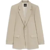 BOSS Veste de costume coupe décontractée en twill