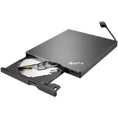 Lenovo ThinkPad UltraSlim (Graveur de DVD), Lecteur optique, Noir