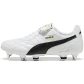 Puma Chaussure de foot 'King Top MxSG' noir / blanc