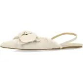 Sacha Ballerines à lanières beige
