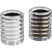 Cole & Mason Salière et poivrière en acier inoxydable | 7 cm