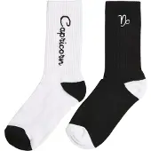 Urban Classics Chaussettes 'Zodiac' noir / blanc