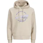 Jack & Jones Sweat-shirt crème / bleu / blanc