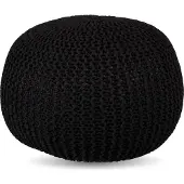 Relaxdays Pouf tricot (46 x 33 cm)