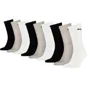 Puma Chaussettes Crew Adulte (lot de 9)