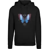 Mister tee Sweat-shirt 'Become The Change' azur / mûre / noir / blanc