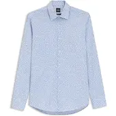BOSS Chemise Regular en coton stretch imprimé