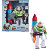 Mattel Toy Story Buzz l'éclair parlant avec fusée 26 cm