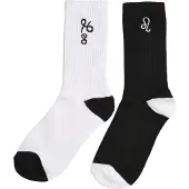 Urban Classics Chaussettes 'Zodiac' noir / blanc