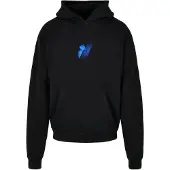 Mister tee Sweat-shirt 'Le Papillon' bleu / gris / noir