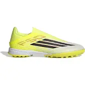 Adidas Chaussure de foot 'F50 League' citron vert / gris clair / rouge / noir