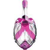 Seac Sub Libera +10 Junior Snorkeling Mask Clair,Rose XS-S Enfants