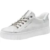 Marco Tozzi Baskets basses gris argenté / argent