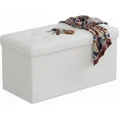 Relaxdays Faltbare Sitzbank Kunstleder (76 cm)