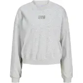 JJXX Sweat-shirt 'JXGia' opal / jaune citron / gris foncé / gris chiné