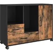 Relaxdays conteneur mobile (90 x 35 x 70 cm)