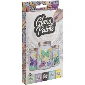 Akson Peinture pour verre avec pinceau, 5x22ml