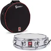 Premier Artist 14" x 4" Steel Snare Drum Chrome & Soft Case