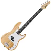Gear4Music LA Bass Guitar by Natural