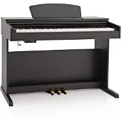 Gear4Music DP-10X Digital Piano by Matte Black