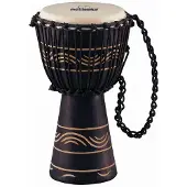 Nino S African Rope Tuned Wood Djembe Moon Rhythm