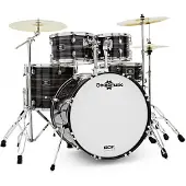 Gear4Music BDK-22 Expanded Rock Drum Kit by Black Oyster