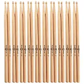Gear4Music Baguettes 5A Olive en Bois Natural lot de 10