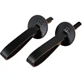 Sonic Energy Paire Poignees Cuir Cymbale Noire (la Paire)