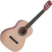 Gear4Music Guitare Classique 3/4 par Naturel