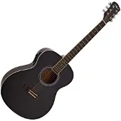 Gear4Music Guitrare Électro-Acoustique dÉtude par Noir