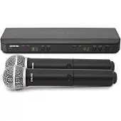 Shure BLX288/PG58-K3E Dual Handheld Wireless Microphone System