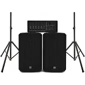 SubZero SZPA-612 Système de Sonorisation 250 W 12" avec Pieds